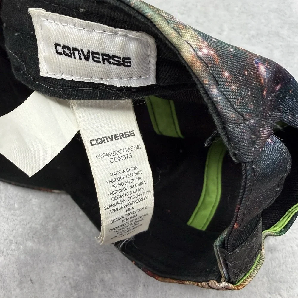 Converse Looney Tunes Marvin The Martian Galaxy Hat Strapback Cap Space CON575